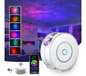 Proyector Led Smart Star 3d Galaxy Cloud Star Light Proyector Dormitorio Luz nocturna Blanco