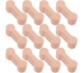 16pcs Conector de Vías Férreas de Tren de Madera Conector de Vía de Expansión Pieza de Juguetes Ferroviarios Como se muestra 3.30X1.20X1.00CM