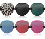 6pcs parches oculares, parches oculares médicos ajustables para adultos y niños, cómodos parches de ojo vago de ambliopía 3d para niños ojo izquier...