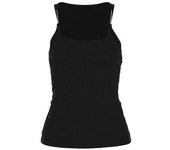 Camiseta sin mangas con correa invisible para mujer aaliti black