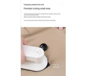 Mini plancha eléctrica inalámbrica para ropa Plancha de viaje recargable portátil Planchadora colgante de mano húmeda en seco Blanco