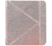 Funda para Kobo Libra H2o 7" ereader Premium Pu Leather Multiangle Origami Stand Oro color de rosa