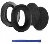 Para Sennheiser HD545 HD565 HD580 HD600 HD650 Almohadillas para auriculares Almohadilla Espuma viscoelástica Cubierta de esponja Terciopelo