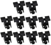 10 piezas de placa base de computadora de escritorio PCI-e 16x zócalo de ranura para tarjeta gráfica, 164 pines con clip de fijación de cola de pez...