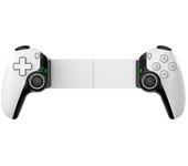 D9 Stretch Grip para teléfono celular Bluetooth inalámbrico PC Tablet para Switch / PS3 / Dual Hall Somatosensory Gamepad, blanco