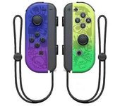 Qin Para Joypad (izq. / der) para el controlador de Nintendo Switch - Control remoto inalámbrico izquierdo y derecho con correa para la muñecaA6 JE...