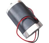 Motor eléctrico de CC de imanes permanentes de 12 V / 24 V 1000 W de alta velocidad para generador de bricolaje Nuevo 24V 100W