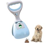 Pala portátil de caca de perro, clip de caca de perro, pala y bolsa de caca de perro, pala de caca de perro para perros y gatos