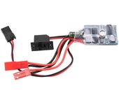 Controlador de velocidad del motor con escobillas Rc ESC 10a para barco de coche Rc sin freno sin freno Color de la foto