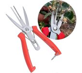 Forja de acero inoxidable Manzano Árbol Pera Tijeras Tijeras de doble boca Jardinería Corte Tijeras de poda Herramientas agrícolas Adelgazamiento d...