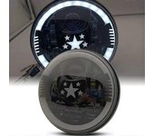 Motocicleta 7 pulgadas Led Faro delantero negro para 93-08 Ducati Monster 1000 600 para Kawasaki Vulcan VN 500 750 800 900 1600 1700 1500 7Inch Hea...