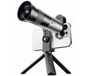 Teleobjetivo 28X con trípode Lente de teléfono de vidrio óptico multicapa de distancia focal de 400 mm