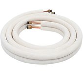 Tubo de bobina de par de aire acondicionado de 3 metros 1/4 pulgadas 3/8 pulgadas conjunto de cables de cobre aislado Piezas de aire acondicionado ...