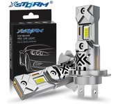 XSTORM H7 Kit de faros LED Bombilla Mini Wireless 60W 20000LM 6500K CSP para coche Linterna frontal 12V Blanco Auto Diodo Lámparas H7 Turbo Led 650...