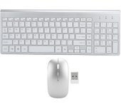 Combo de teclado y mouse inalámbrico - 2.4G, para computadora portátil, PC, computadora, computadora de escritorio