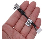 Para Dell Xps 15 9550 9560 Dc Conector de alimentación de CC Arnés de enchufe de puerto de carga Cable-dwdz Negro 1 Pc