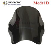 Vmax1200 Vmax1300 Parabrisas de motocicleta Abs Parabrisas de plástico w / kit de soporte de montaje para Yamaha V-max Vmax 1200/1300 1985-2007 Mod...