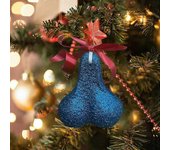 3D BallBalls Colgante Árboles de Navidad Adornos Colgantes Decoración Creativa CALIENTE Azul