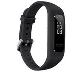 para Huawei 3E/para Honor Band 4 Running Pulsera Ajustable Sport Silica Band Str Negro