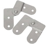2 piezas Bisagra de escalera de ático Bisagra de repuesto Bisagra de escalera de tijera Accesorio de escalera de ático Escaleras telescópicas Bisag...