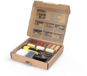 Inicio Kit de reparación de laminados domésticos Kit de reparaciones de pisos Diy Multifuncional Wood Board Repairs Tool Kit de herramientas Piso d...