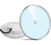Foco LED para piscina relleno de resina, luz para piscina PAR56 de 35 W (equivalente a bombilla halógena de 300 W), foco LED para piscina, 3500 lm,...