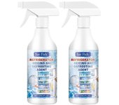 Spray de descongelación para nevera con congelador, 120 ml de spray de descongelación para nevera 2pcs