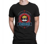 Camiseta Hipster HEIMERDINGER para Hombre Camisetas Cuello Redondo Arcane League Of Legends LOL Games Camiseta estampada Verano Manga Corta-WRR111 L