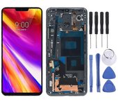 gzPuluz Pantalla LCD original para LG G7 ThinQ / G710 G710EM G710PM G710VMP Digitalizador Conjunto completo con marco ( Negro