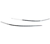 Moldura de molduras de parachoques delantero 2048850821 2048850721 para Mercedes- W204 C300 C350 2008 2009 2010 2011 plata