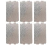 6 piezas de placa de microondas cubierta de horno de microondas partes de horno de horno guía de onda cubierta de microondas hojas más crujientes