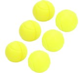 6 piezas de amortiguador de raqueta de tenis amortiguador de silicona amortiguador de vibración de raqueta en forma de pelota de tenis para deporte...