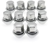 Para Ford Fiesta Mondeo C-Max Focus MK1 MK2 MK3 ST RS 10PCS/lot Tuercas de rueda de acero aleado M12x1.5 19MM Bolt Lug Stud Tuerca de neumático