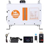 Vevor Calentador diesel de 8KW, calentador de aire diesel todo en uno de 12V / 24V, con control de aplicación Bluetooth, alarma de CO, para vehícul...