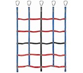 Malla de poliéster Escalada Red de carga Escalera de cuerda para niños Casa del árbol al aire libre Gimnasio Parque infantil Accesorios de entrenam...