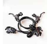 Unbrand Freno de disco hidráulico para bicicleta eléctrica delantero derecho o trasero con interruptores de corte, compatible con Shimano js Front ...
