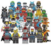 Set Of 24 Pcs Ninjago Mini Figuras Kai Jay Sensei Wu Master Building Blocks Juguetes