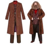 Rubeus Hagrid Cosplay Disfraz Conjunto Completo Para Adultos Halloween Disfraz Disfraz De Carnaval XS