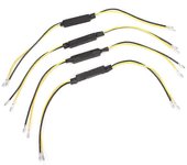 4PCS 12V-24V 20W Motocicleta LED Indicador de señal de giro Resistencia de carga Decodificador LED