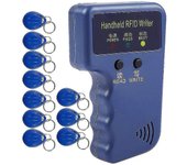Copiadora duplicadora de la grabadora del escritor del lector rfid de mano de 125khz, programador del clonador de la tarjeta de identificación de l...
