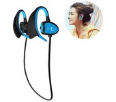 Auriculares de natación azul inalámbricos Bluetooth 5.0 Auriculares Ipx8 Auriculares impermeables Auriculares deportivos