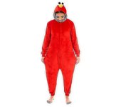 Personajes de dibujos animados de Disney Onesiee Fancy Dress Disfraces Sudaderas con capucha Plaza Sésamo Roja L(170CM-180CM)