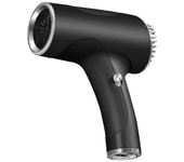 Secador de pelo recargable inalámbrico Secador de pelo portátil de viento frío y caliente para viajes al aire libre Negro
