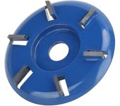 Removedor de muñón Ángulo Amoladora De madera Talla disco 6 Dientes Cortador de motosierra Herramientas de cuchilla de carpintería (hoja plana)