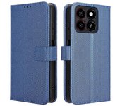 Para ZTE Blade A35 / A55 Estuche PU Cuero Diamante Textura Diamante Billetera Cubierta de Teléfono Multicolor Style C
