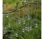 10 piezas de adornos para el árbol de Navidad carámbano colgante de gota de hielo