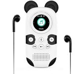 Reproductor de mp3 para niños, lindo reproductor de música portátil panda mp3, reproductor de mp3 para niños con varilla Bluetooth 5.0