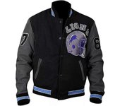 Kartex Suits Beverly Hills Cop Axel Foley Detroit Lions Vintage Sports Letterman Chaqueta L