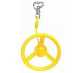 Exterior Interior Temblor manos Escalada Deportes Swing Ninja Juego de ruedas Accesorios Niños#39;s Swing Ring Volante con cuerda
