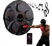 Máquina de boxeo electrónica de música inteligente, Pared de práctica de boxeo electrónico blanca, Entrenamiento de objetivo de boxeo montado en la pared Bolsa de boxeo recargable USB